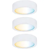 Paulmann Clever Connect Starter Set Disc weiß matt tunable White 3er Set