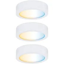 Paulmann Clever Connect Starter Set Disc weiß matt tunable White 3er Set