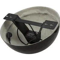 Eurolite Spiegel-Halbkugel 50cm schwarz motorisiert, Spiegelkugel, Schwarz