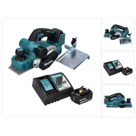 Makita DKP 181 RF1 Akku Hobel Falzhobel 82 mm 18 V Brushless + 1x Akku 3,0 Ah + Ladegerät