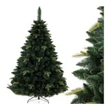 AmeliaHome Künstlicher Weihnachtsbaum 220 cm Tannenbaum Christbaum Kiefer PVC Weihnachtsdeko AmeliaHome Debbie