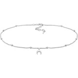 Elli Astro Kugel Halbmond Choker 925 Sterling Silber Ketten Damen