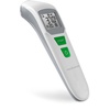 TM 762 digitales Stirnthermometer Fieberthermometer für Babys, Kinder und Erwachsene mit visuellem Fieberalarm, Speicherfunktion und Messung von Flüssigkeiten