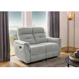 Jockenhöfer Einzelsofa 2-Sitzer Chenille grau 145 cm - Relaxfunktion - UTAH