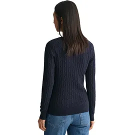 GANT Damen Cable-Strickpullover - Blau L