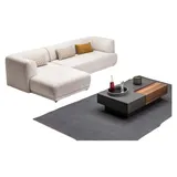 xl moebel gmbh Eckgarnitur Ecksofa L form Stoffsofa Polstersofa Couch Sofa Beige