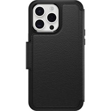 Otterbox Strada Folio mit MagSafe, iPhone 15 Pro Max Smartphone Hülle Schwarz,