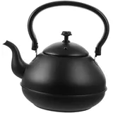 VERDANVERSE Edelstahl 2l Teekessel Mit Kettenverschluss Hitzebeständig Für Herd Induktion Gas Elektro Keramik Holzherd Vielseitig Einsetzbar Großer Wasserkessel Für Zuhause Und Bauernhaus