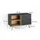 Vicco Nautica Lowboard 90 x 61 cm Anthrazit/Buche Aluminium/MDF/Spanplatte