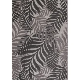 Sanat Floral Outdoor Outdoor-Teppich 60 x 110 cm Grau