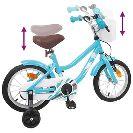 vidaXL Kinderfahrrad 16 Zoll Himmelblau blau