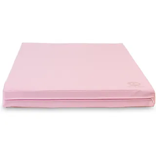 JEFlex Turnmatte 100 x 70 x 8 cm Fitness pink/beige Weichbodenmatte Jeflex rosa|beige 100 CM