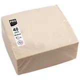 PROnappe Servietten creme 2-lagig 19,0 x 19,0 cm 40 St.