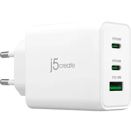 j5create 65W GaN 3-Port Charger Eu (Jup3365-En) -