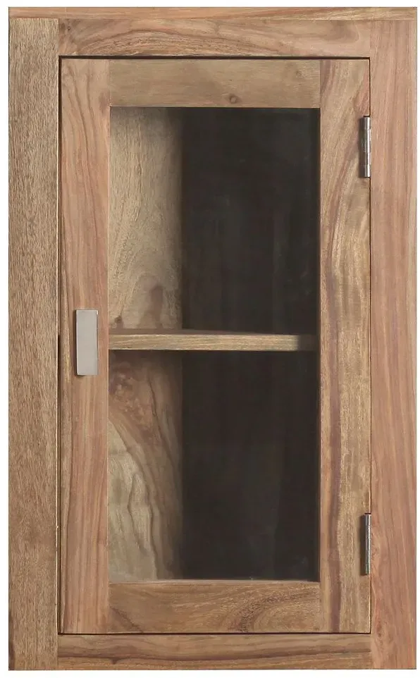 WOLFMÖBEL Hängeschrank Yoga Holz Braun Sheesham
