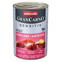 animonda GranCarno Adult Sensitiv Rind & Kartoffel 12x400 g