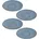 Espressountertassen 4er Set blau