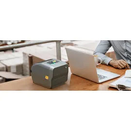 Zebra Technologies Etikettendrucker Thermotransfer Ethernet, Bluetooth Zebra ZD421t, mit LCD-Display