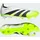 adidas Predator League Laceless FG/MG - Ftwr White / Core Black / Lucid Lemon, 42 2/3