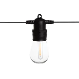 VELLEMAN Solar LED Lichterkette 15 m Schwarz
