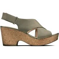 Clarks Damen Maritsa Lara Slingback Sandalen, Beige (Sage Nubuck Sage Nubuck), 41 EU