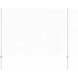 vidaXL Zaun mit Pfosten 1,5 x 10 m Silber/Stahl