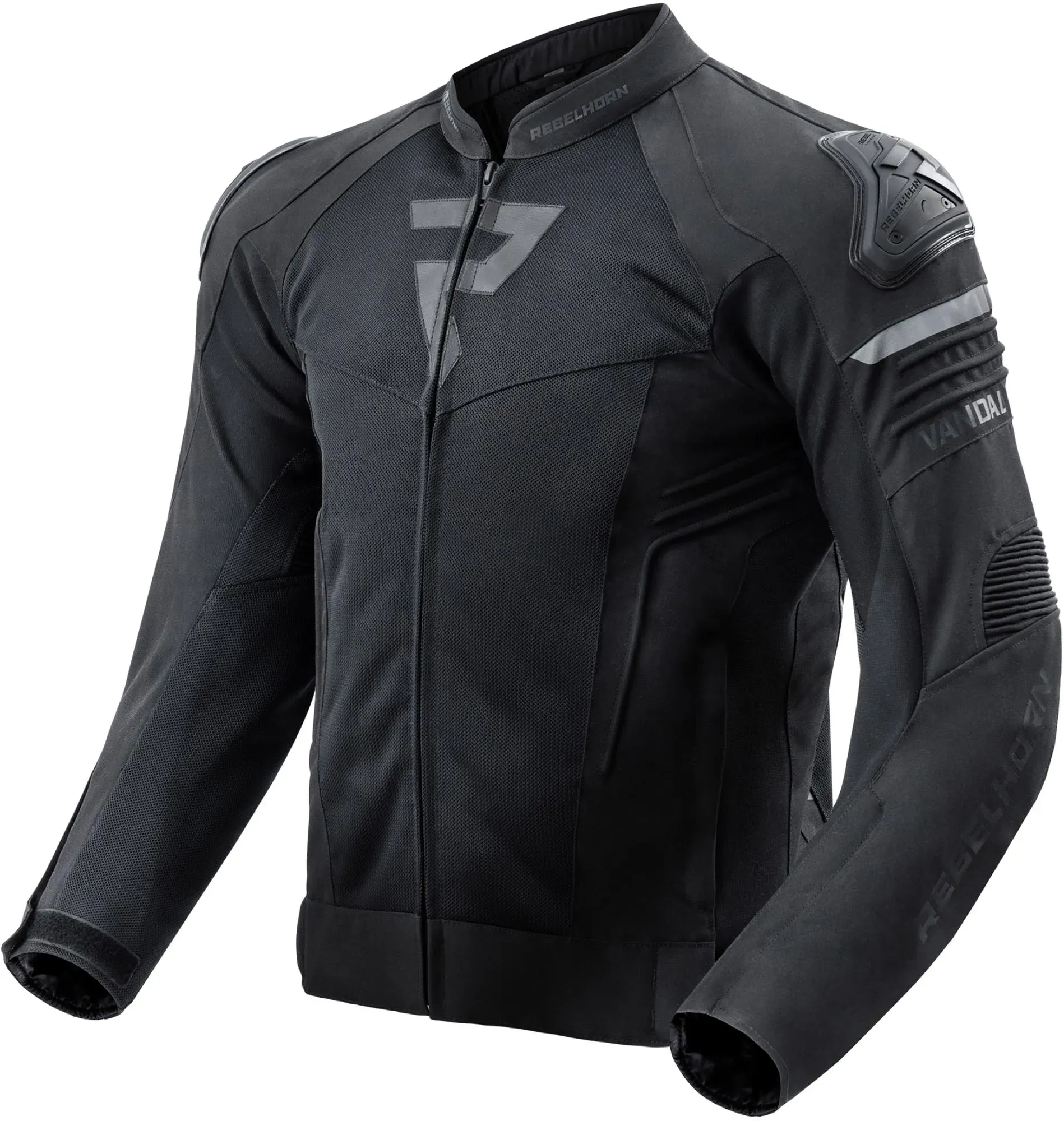 Rebelhorn Vandal Mesh Motorrad Textiljacke, Größe 5XL für Männer