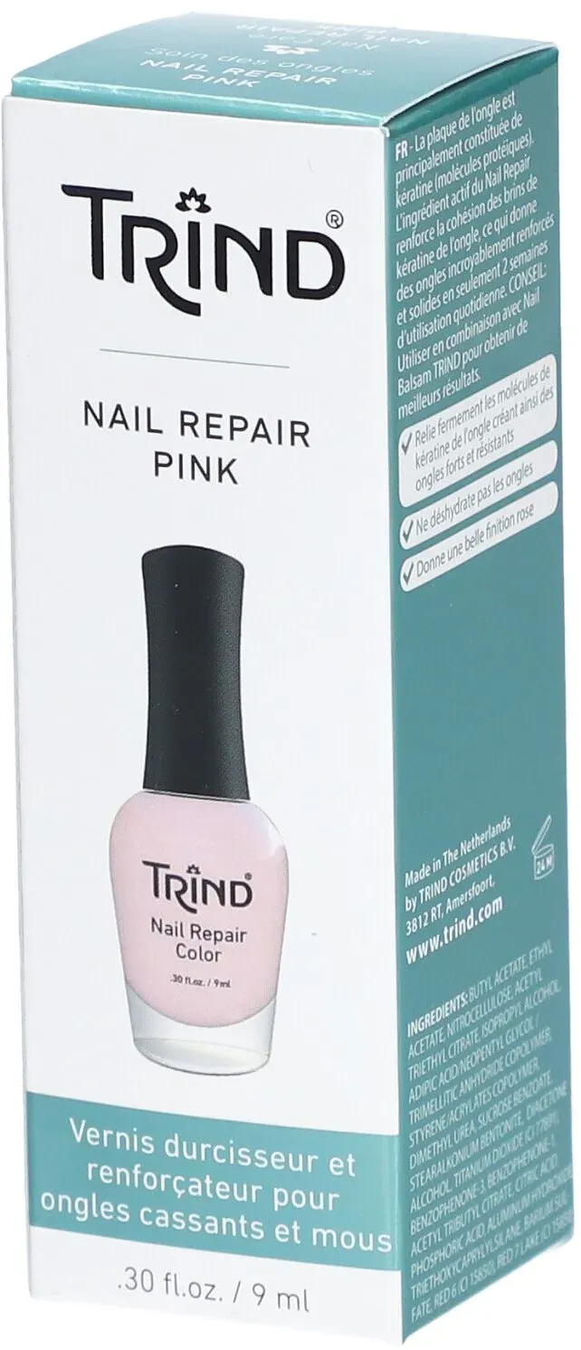 Trind® Härtender und verstärkender Lack für brüchige und weiche Nägel - Pink