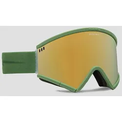 Electric Roteck Matte Moss +Bonus Lens Goggle gold chrome&yellow+honey Gr. Uni
