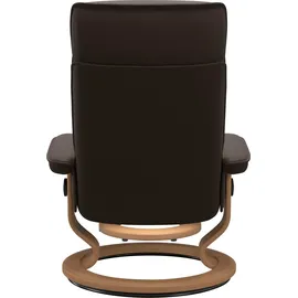 Stressless Relaxsessel STRESSLESS "Admiral", braun (braun batick), B:87cm H:101cm T:78cm, Leder BATICK: BATICK ist ein leicht korrigiertes, durchgefärbtes und genarbtes Möbelleder, bei dem die meisten Unebenheiten und Spuren in der Regel entfernt wurden.