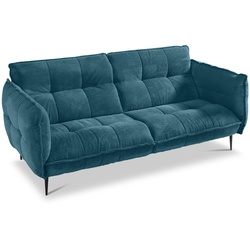 SOMETA Sofa Molto Cord Blau, Grün Petrol