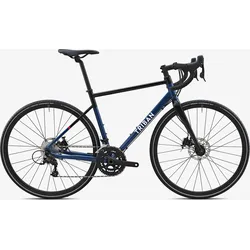 Rennrad Endurance RC 520 AF Microshift Blau-Schwarz navyblau|SCHWARZ L