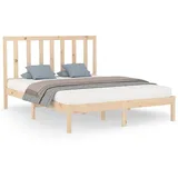 vidaXL Massivholzbett 160x200 cm1090998