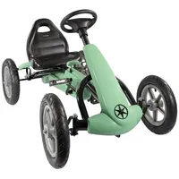 Lemodo Go Kart Tretfahrzeug grün, Kinderfahrzeug ab 5 Jahre,