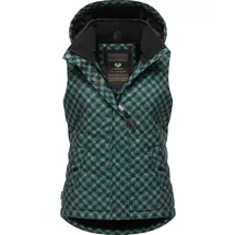 Ragwear Steppweste »Steppweste Hesty Print grün