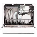 Klarstein Emerald 5 Slim Tischgeschirrspüler (freistehend, 550 mm breit, Weiß)