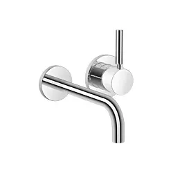 Dornbracht Meta Fertigmontageset 36862660-00 für Wand-Einhebelmischer, Biegeradius von 90°, ohne Ablaufgarnitur, chrom