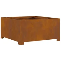 vidaXL - Feuerstelle Quadratisch 80x80x40 cm Cortenstahl
