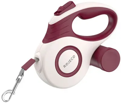 ROJECO A12 Automatik-Leine, 5 m (rot)