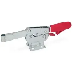 820.3-230-OL Schnellspanner, Spannhebel horizontal, mit Verriegelung, mit waagrechtem Fuß