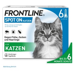 FRONTLINE SPOT-ON gegen Zecken und Flöhe für Katzen