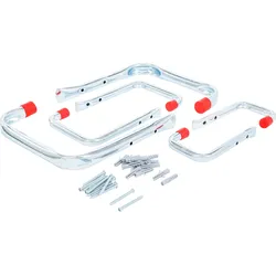 BGS DIY 88300 Sortiment Wandhaken inklusive Schrauben & Dübel 6 teilig