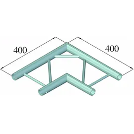 Alutruss DECOLOCK DQ2-PAC21H 2-Weg Ecke 90° Silber