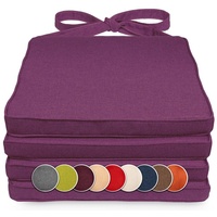 Sunnypillow 4er Set Stuhlkissen 40 x 45 x 5cm