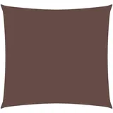 furnicato Sonnensegel Oxford-gewebe Quadratisch 4x4 M Braun