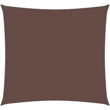 furnicato Sonnensegel Oxford-gewebe Quadratisch 4x4 M Braun