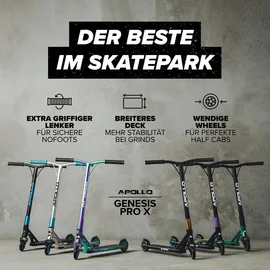 Apollo Genesis Pro X Stunt Scooter Goldfarben