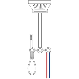 Herzbach MODUL7 Thermostat-Set T-MU2 70.703711.1.01 537x165mm Multi 2 Chrom