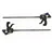 Vago-Tools Schnellspannzwinge Metall 900 mm schwarz