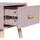 Mobili Rebecca Nachttisch Pink, Holzwerkstoff, Rechteckig, 35x44x35 cm, Kinder- - Jugendzimmer, Kindermöbel, Kinderregale